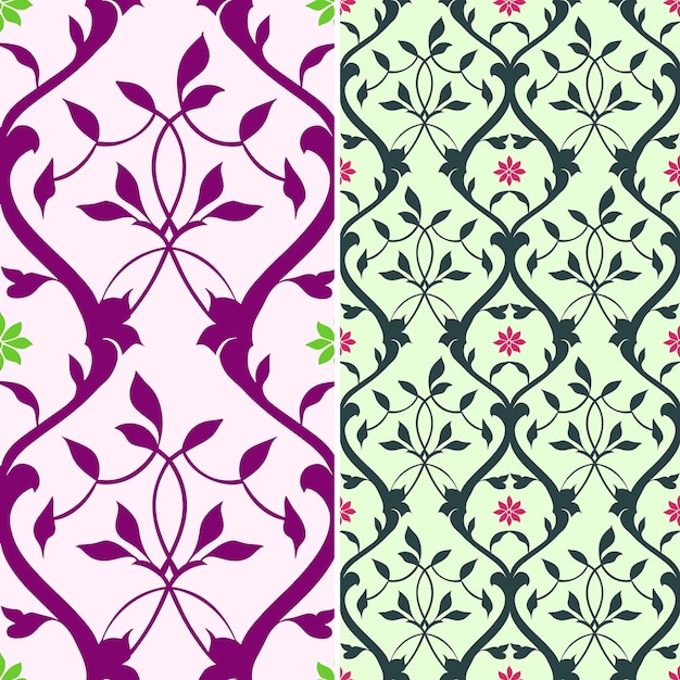 a set of colorful patterns with different designs