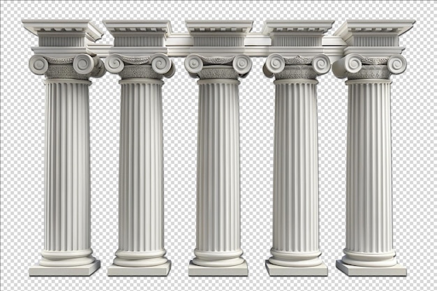 a set of columns with the words  free  on them