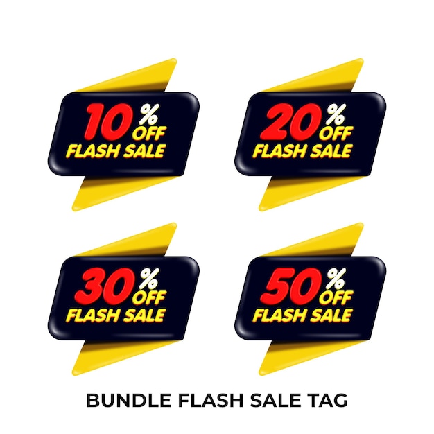 A set of different items for a bundle of flash sale black yellow 10 20 30 50