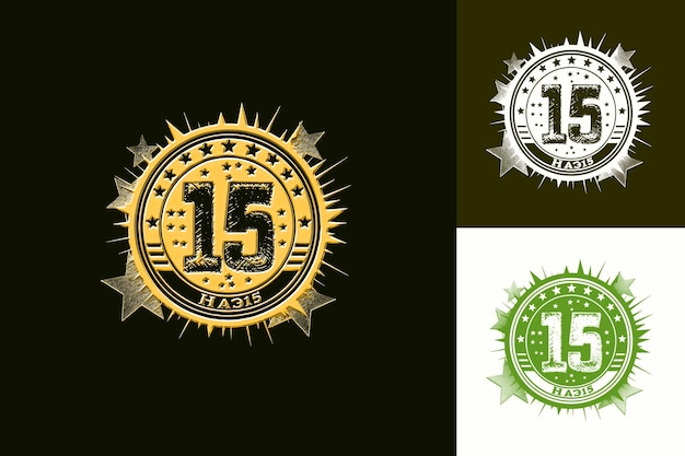 a set of logos for the year of the year