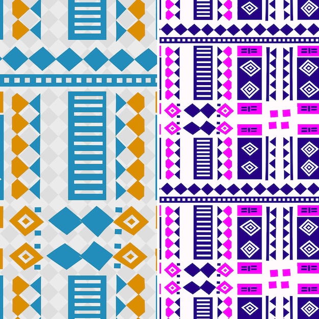 a set of patterns by the artists designer