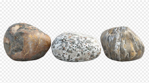 PSD set of stones realistic