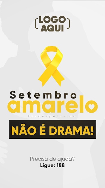 Setembro Amarelo Social Media Story Template