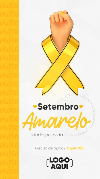 Setembro Amarelo Social Media Story Template