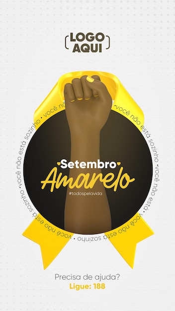 Setembro Amarelo Social Media Story Template