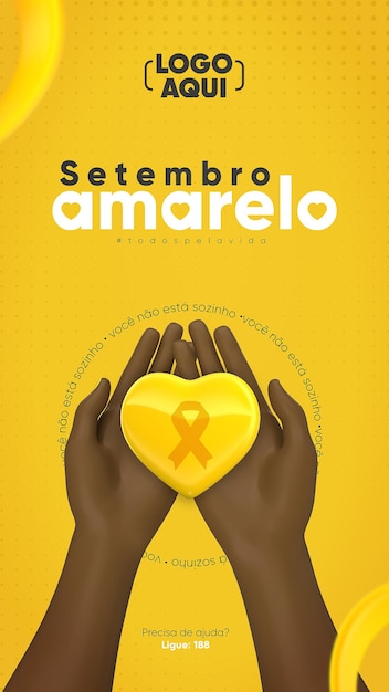 Setembro Amarelo Social Media Story Template