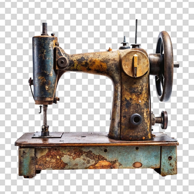 sewing machine 3d render with transparent background