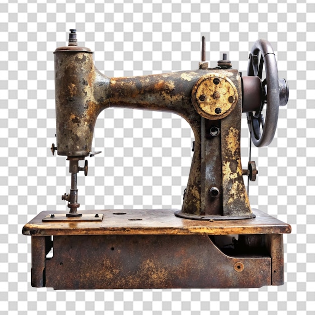 sewing machine 3d render with transparent background