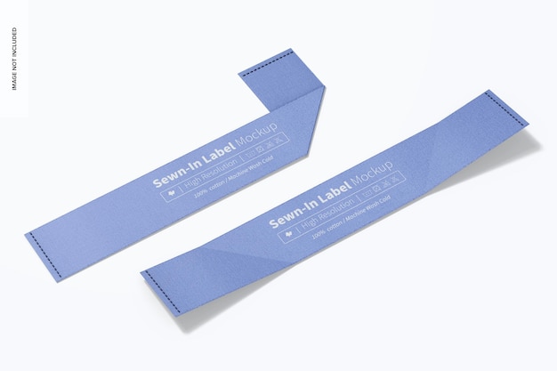 Sewn-In Labels Mockup