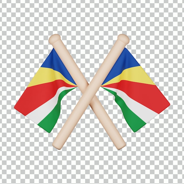 Seychelles Flag 3D Icon