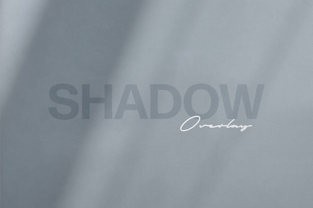 Shadow overlay mockup