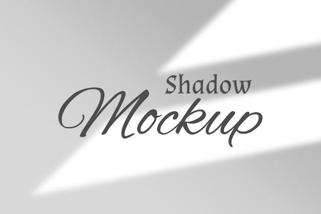 Shadow overlay mockup