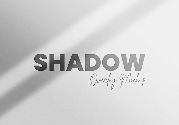 Shadow overlay mockup