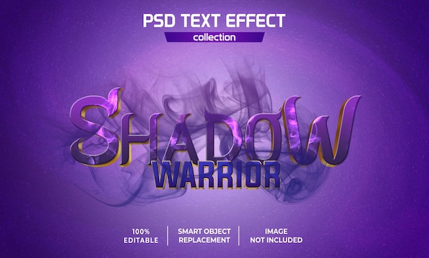 SHADOW WARRIOR MOVIE TEXT EFFECT