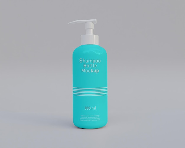 Shampoo bottle mockuop