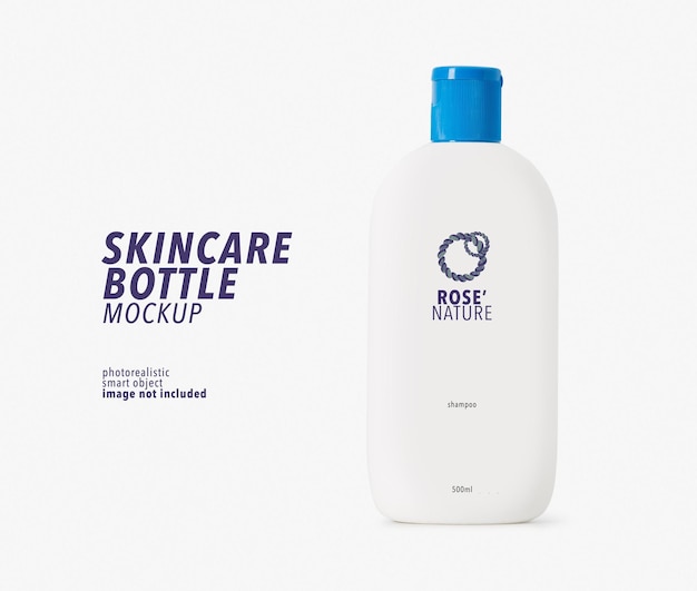 Shampoo bottle mockup template for your design