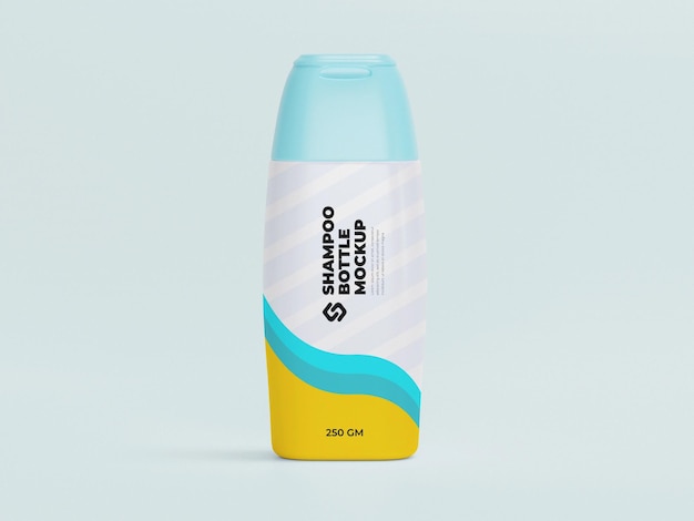 Shampoo bottle mockup