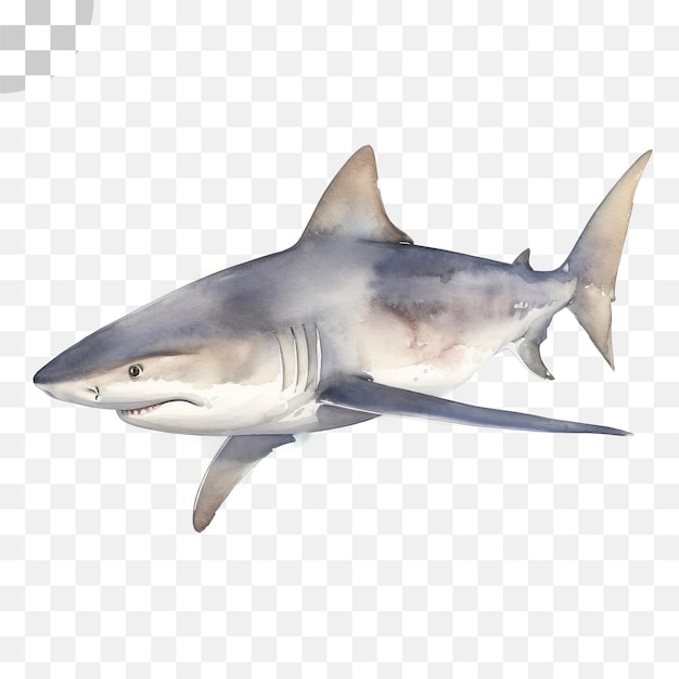 Shark drawing - shark in the water png download