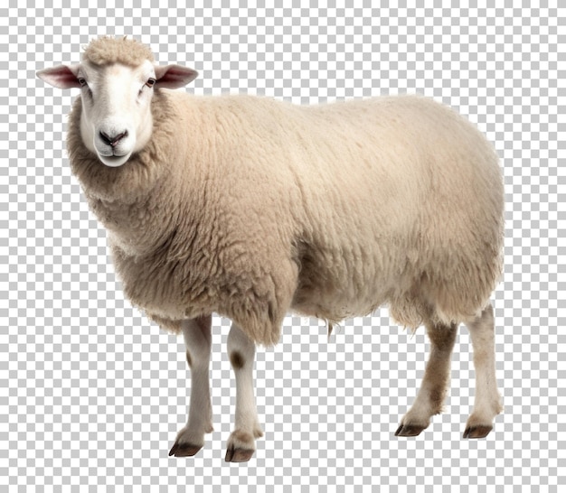 Sheep Isolated on Transparent Background