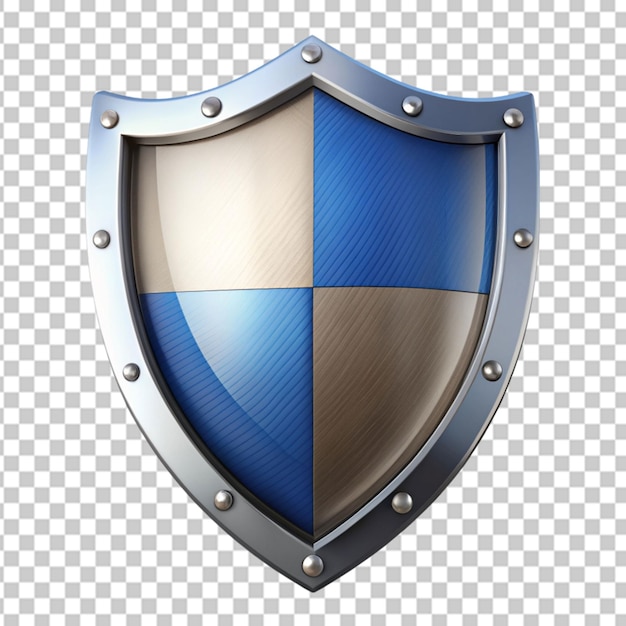 PSD shield set transparent background