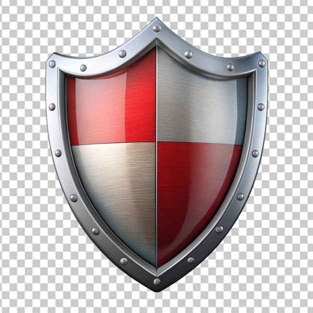 PSD shield set transparent background