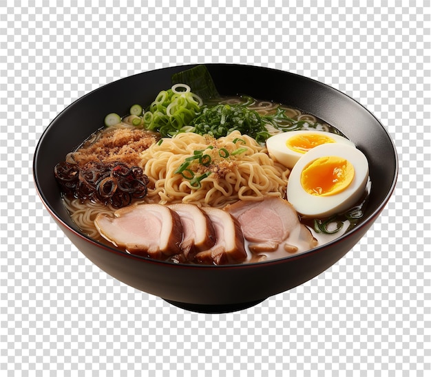 PSD shio ramen on transparent background