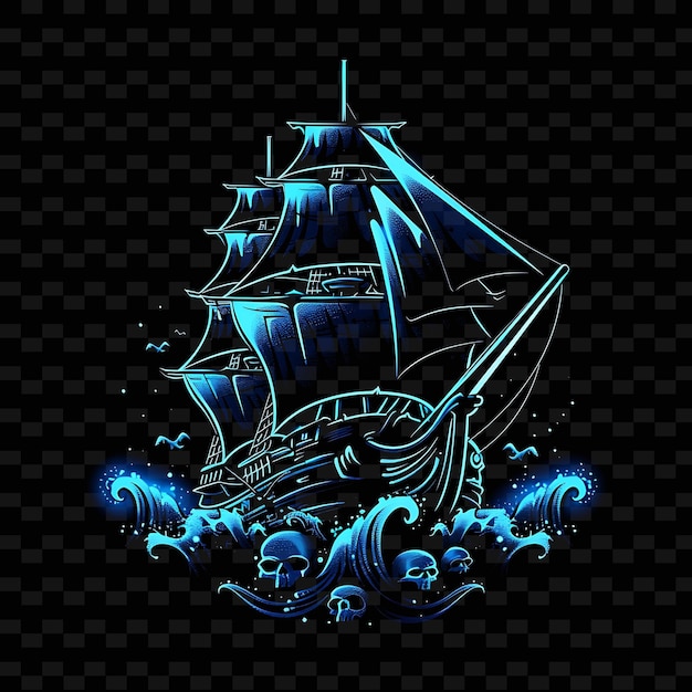 PSD a ship with a blue cover that saysthe name of the shipon it