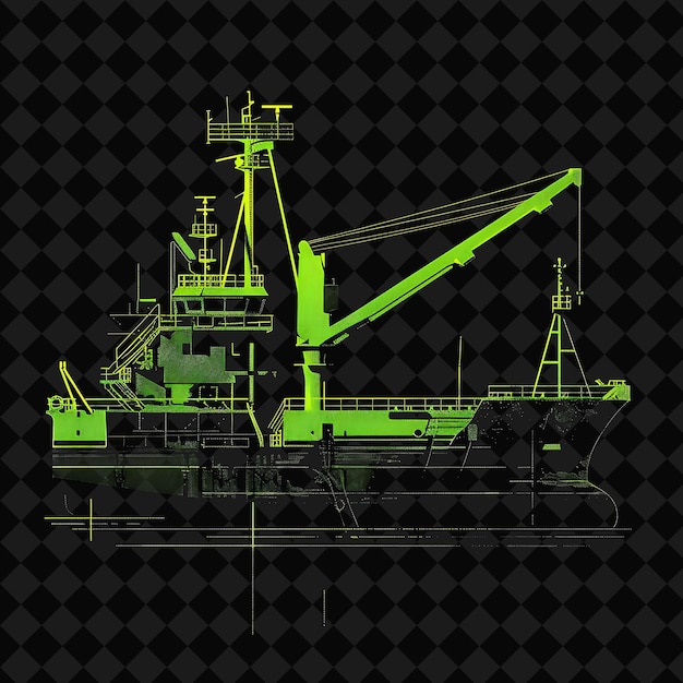 PSD a ship with a green hull and the word ship on the front