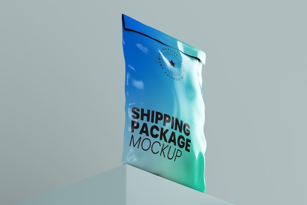 PSD shipping package psd mockup