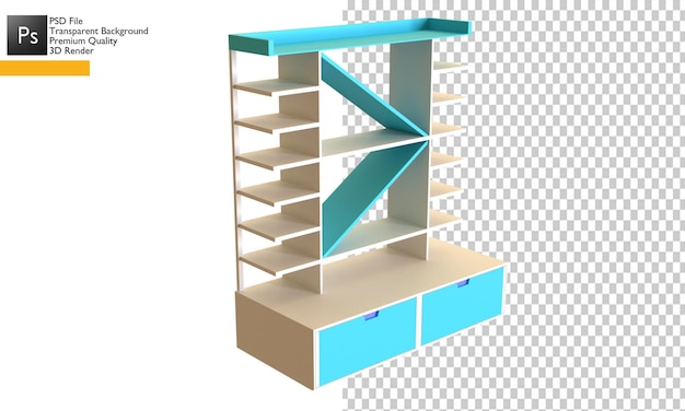 shoe rack 3d design