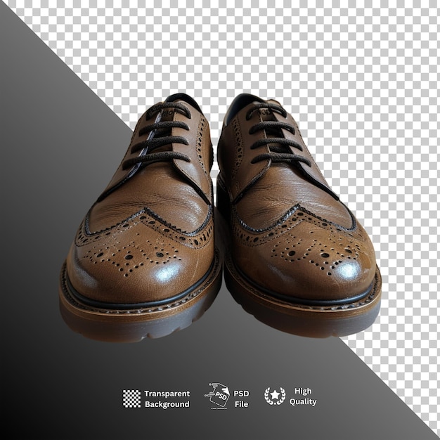 PSD shoes isolated on transparent background