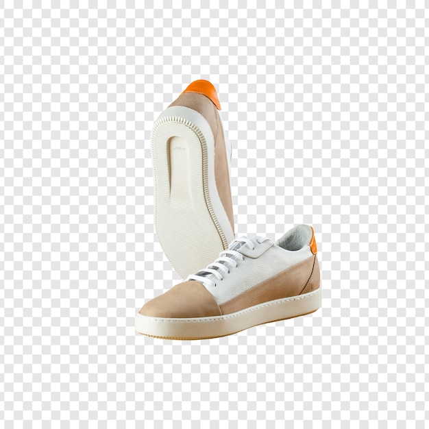 PSD shoes isolated on transparent background