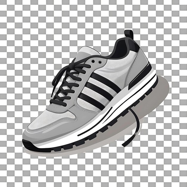 PSD shoes isolated on transparent background