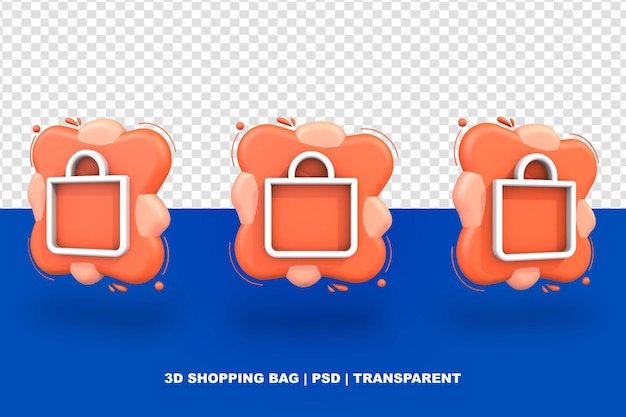 Shopping 3d Abstract Background