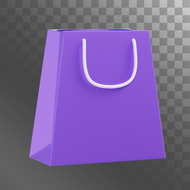 Shopping Bag 3D Illustration