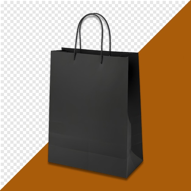 Shopping bag isolated on transparent background