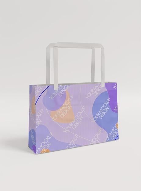 shopping bag mockup design