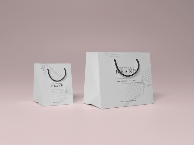 Shopping bag mockup