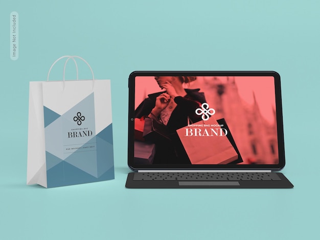 PSD shopping bag mockup