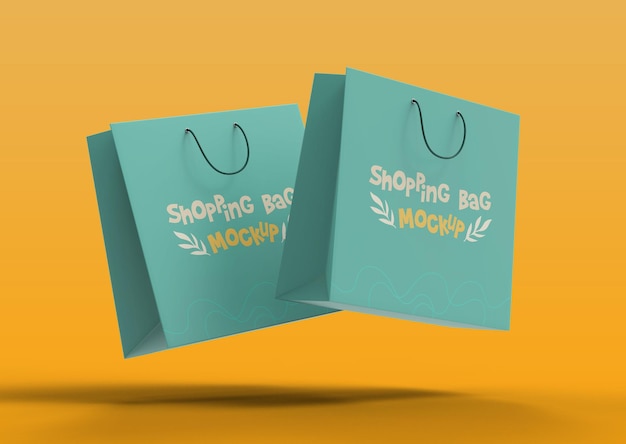 Shopping bag mockup