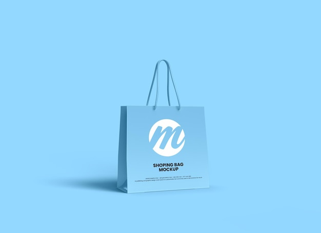 shopping bag or paper bag mockup design