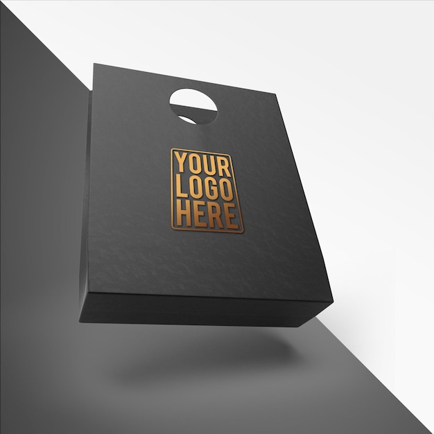 Shopping bag paper mockup Paper shopping bag mockup design Paper bag mockup