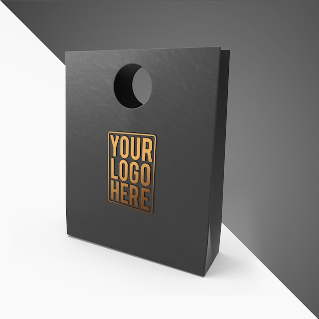 Shopping bag paper mockup Paper shopping bag mockup design Paper bag mockup