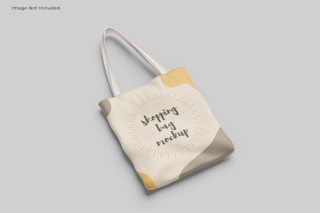 Shopping bag paper mockup