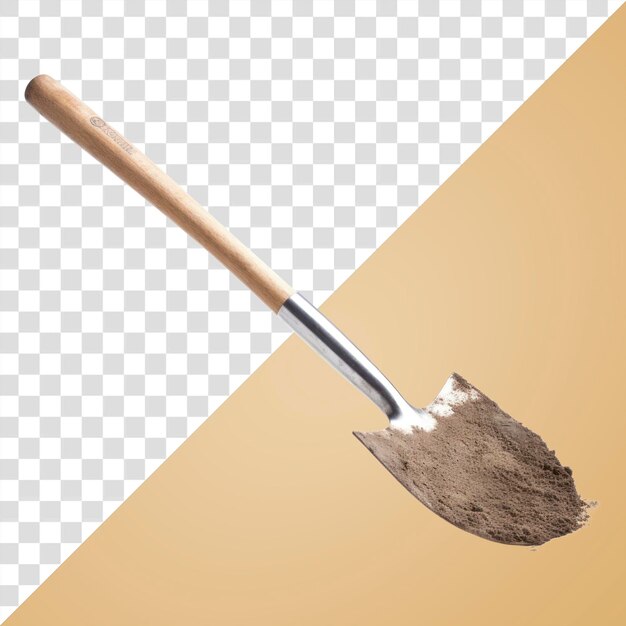 PSD a shovel shovel tool white background