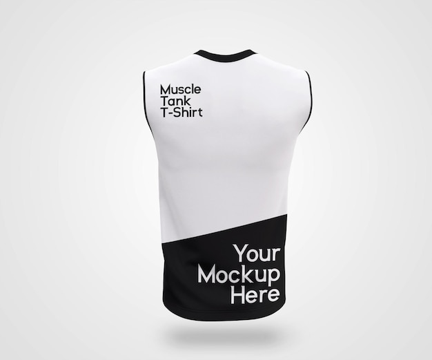 Showcase Man muscle Tank Mockup