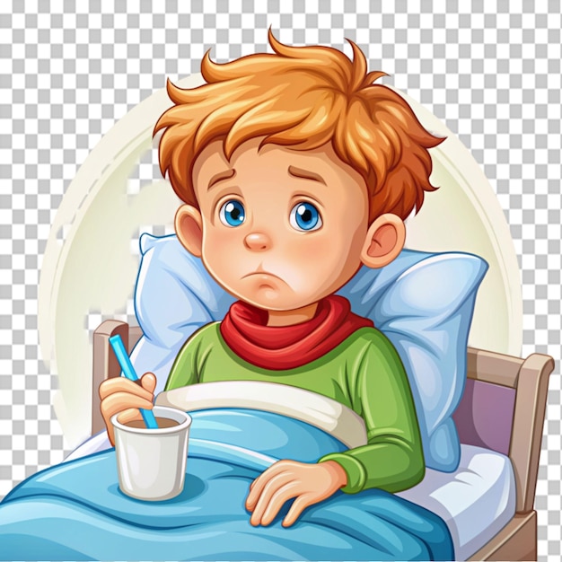 PSD sick boy vector