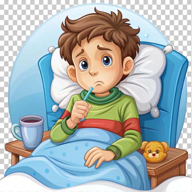 PSD sick boy vector