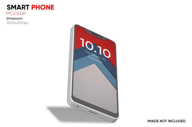 side view smartphone mockup