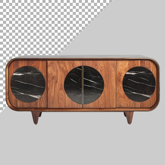 PSD sideboard on transparent background